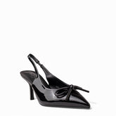 Europeon Union Women Black VernisLeather Heels #4585