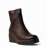 Europeon Union Women Brown Leather Half Boot #4618