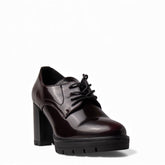 Europeon Union Women Brown Leather Shoes #4634