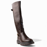 Europeon Union Women Brown Leather Boot #4661