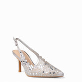 Europeon Union Women Sliver Glitter Soiree Sandal #4656