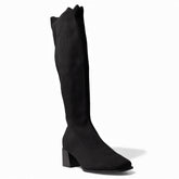 Europeon Union Women Black Cloth Boot #4665