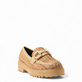 Europeon Union Women Beige Cloth Shoes #4692