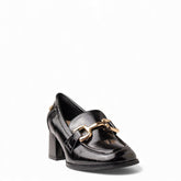 Europeon Union Women Black VernisLeather Shoes #4693