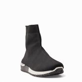 Europeon Union Women Black Cloth Half Boot #4694