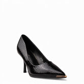 Europeon Union Women Black VernisLeather Heels #4717