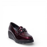 Italian Women Maroon VernisLeather Shoes #4749