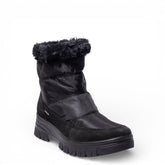 Italian Women Black WaterProof HalfBoot #4752