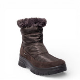 Italian Women Brown WaterProof HalfBoot #4754