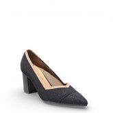 EuropeonUnion Women Black Cloth Shoes #4772