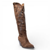 EuropeonUnion Women Brown Chamois Boot #4819