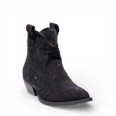 EuropeonUnion Women Black Chamois HalfBoot #4820