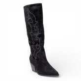 EuropeonUnion Women Black Chamois Boot #4845