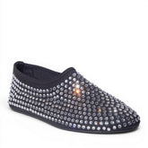 Europeon Union Women Black Glitter Ballerina #4976