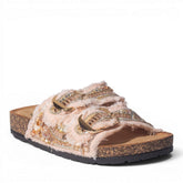Europeon Union Women Pink Cloth Slipper #5010