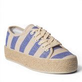 Europeon Union Women Blue Cloth Shoes #5036