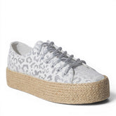 Europeon Union Women Silver Cloth Shoes #5039