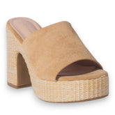 Europeon Union Women Cafe Chamois Heels #5253
