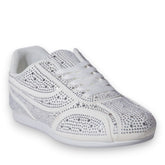 Europeon Union Women White Glitter Shoes #5274