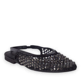 Europeon Union Women Black Glitter Mules #5277