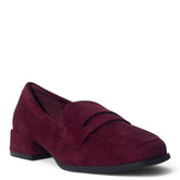 European Union Women Maroon Chamois Shoes #5425