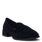 European Union Women Black Chamois Shoes #5426