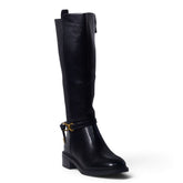 European Union Women Black Leather Boot #5481