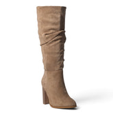 European Union Women Beige Chamois Boot #5528