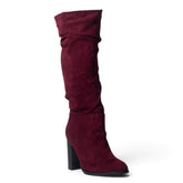 European Union Women Maroon Chamois Boot #5529