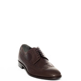 Italian Men Brown Leather Shoes #3411