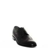 Italian Men Black Leather Shoes #3412
