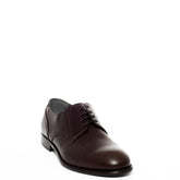 Italian Men Brown Leather Shoes #3416