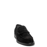 Italian Men Black Chamois Shoes #3515