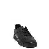 Italian Men Navy Leather Shoes #3529