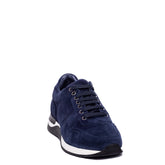 Italian Men Navy Chamois Shoes #3615