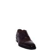 Italian Men Brown Leather Shoes #3619