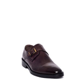 Italian Men Brown Leather Shoes #3653