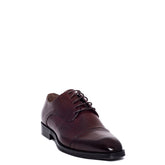 Italian Men Brown Leather Shoes #3656