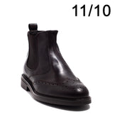 Italian Men Brown Leather Half Boot #3782