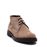 Italian Men Beige Chamois Half Boot #3801