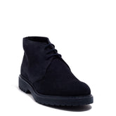 Italian Men Dark Blue Chamois Half Boot #3803