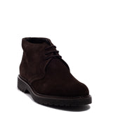 Italian Men Brown Chamois Half Boot #3804