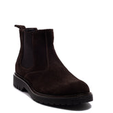 Italian Men Brown Chamois Half Boot #3810