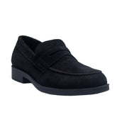 Men Black Chamois Shoes #3975
