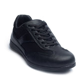 Italian Men Black Leather Shoes #4051