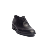 Men Black Leather Shoes #4108