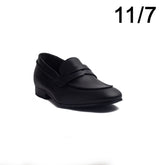 Italian Men Black Leather Shoes #4160