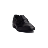 Italian Men Black Leather Shoes #4164