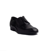 Italian Men Black Vernis Leather Shoes #4183