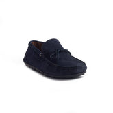 Italian Men Dark Blue Chamois Espadrilles #4247